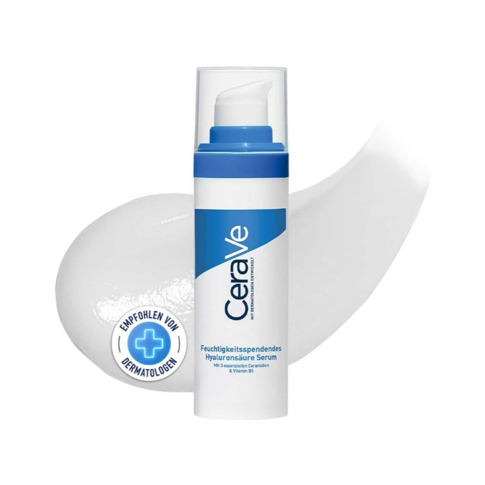 Cerave Hyaluronic Acid Serum for Face with Vitamin B5 and Ceramides