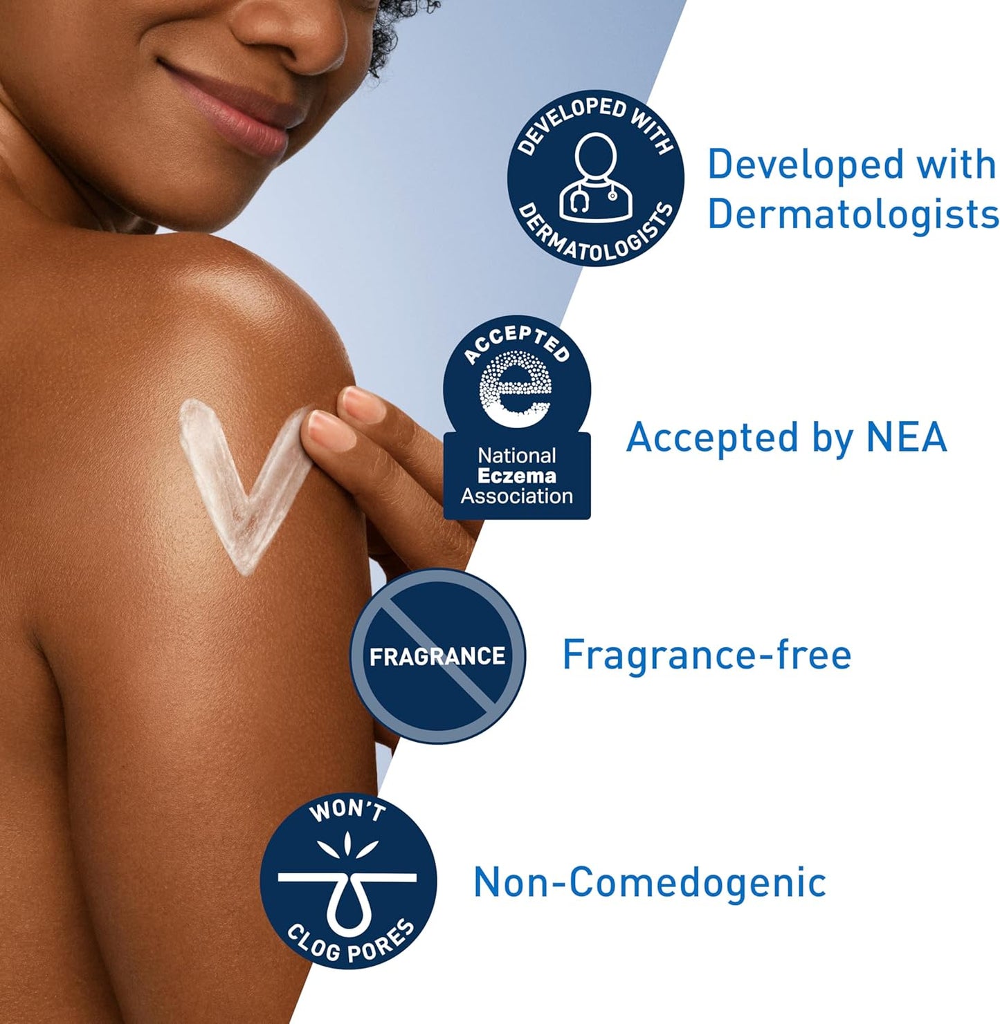 CeraVe Moisturizing Cream, Body and Face Moisturizer for Dry Skin 19Ounce