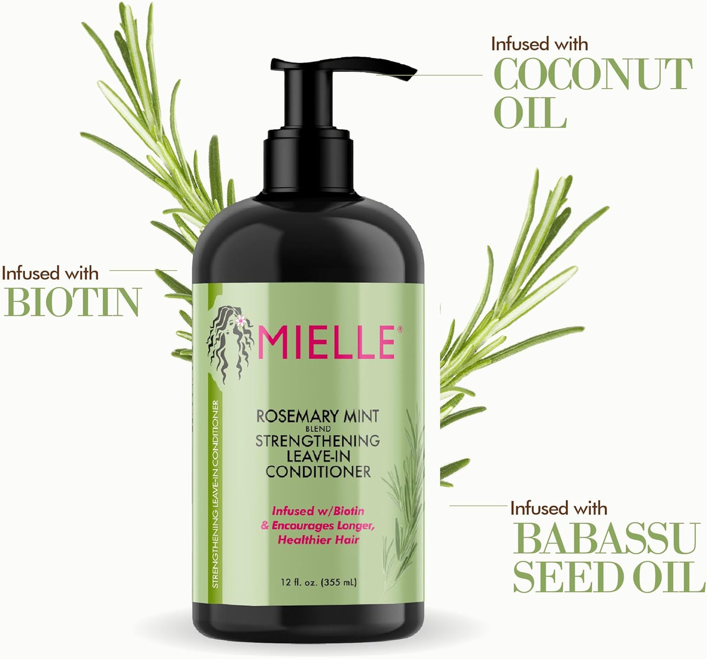 Rosemary Mint Strengthening Leave-In Conditioner 355ml