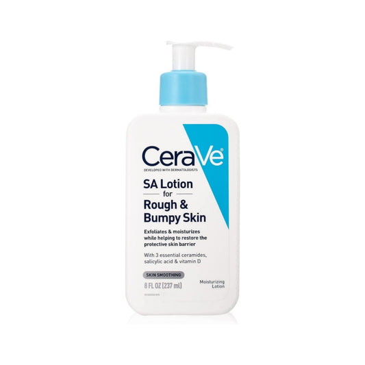 CeraVe SA Lotion for Rough & Bumpy Skin | Vitamin D, Hyaluronic Acid, Lactic Acid & Salicylic Acid Lotion