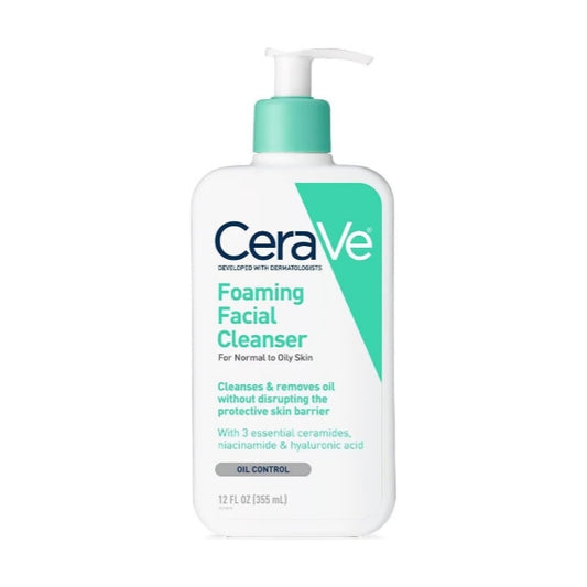 CeraVe, Foaming Facial Cleanser, 12 fl oz (355 ml)