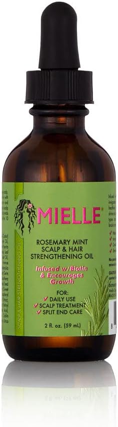 Mielle Organics Mielle/Rosemary Mint Strengthening/Shampoo/Hair Masque/Scalp & Hair Strengthening Oil (Serum)